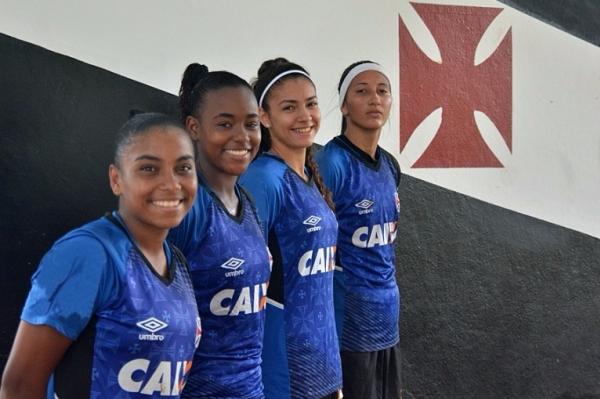 Rayane, Juliana, Angelina e Jully representam o Vasco na Liga Nacional Sub-20