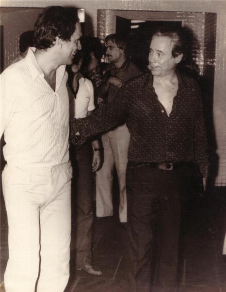 Pedro Valente com Antnio Soares Calada