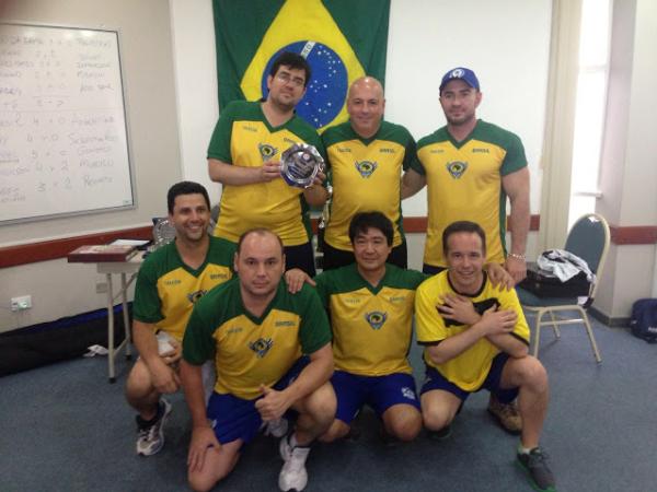 Sulamericano 2015, com Marcelo Lages, Toninho e Daniel Matos.