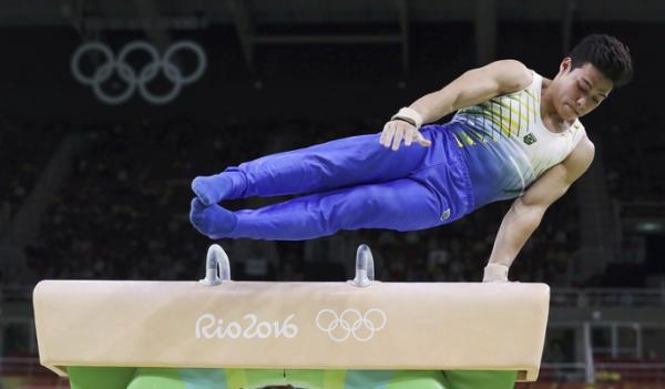 Srgio Sasaki foi o nono colocado do individual geral na Olimpada do Rio