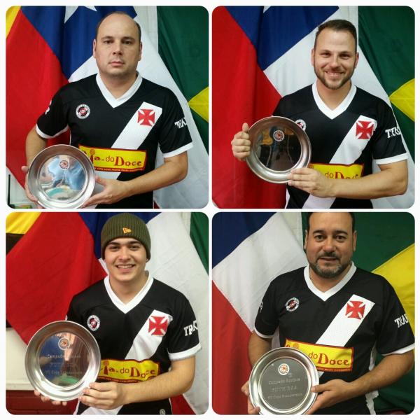 Marcelo Lages, Igor Quintaes, Nando e Renato Kort. Os heris do ltimo ttulo Sulamericano.