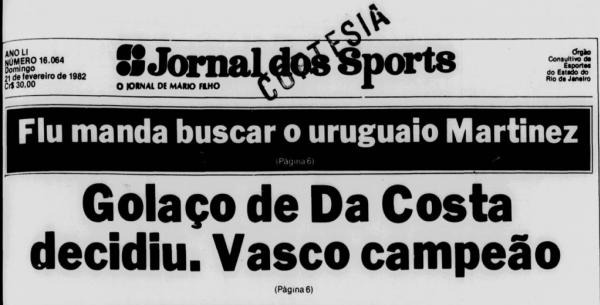 Jornal dos Sports (21/02/1982)