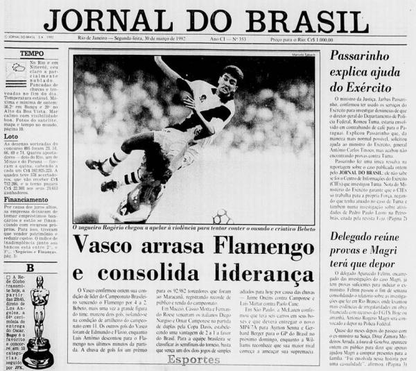 Jornal do Brasil - 30/03/1992