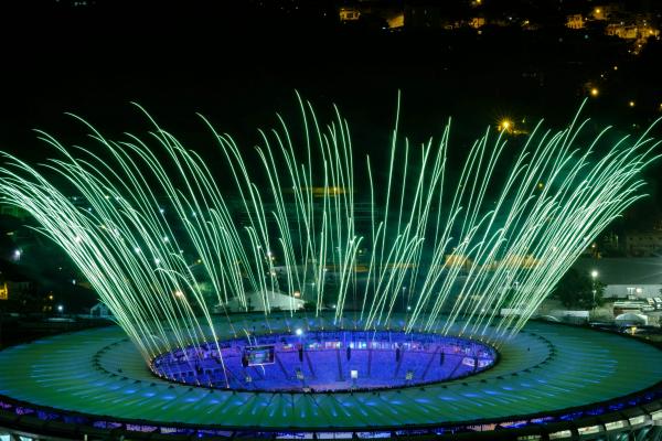 A abertura da Rio-2016, no Maracanã