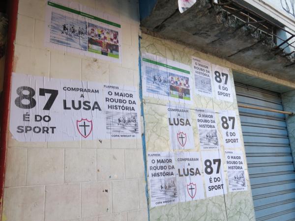 Provocações próximas ao setor de visitante lembram 87, o Caso Heverton e a Libertadores de 81