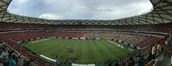 Vasco e Flamengo, em 2016, foi responsável pelo recorde de público da Arena da Amazônia
