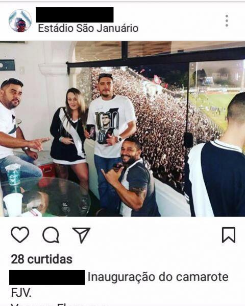  Camarote da Força Jovem inaugurado no dia do jogo contra o Flamengo