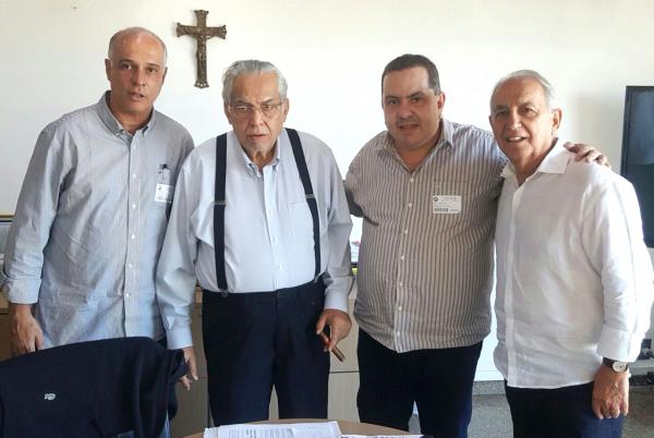 Eraldo Leite, Eurico Miranda, Ricardo Gonzalez e Roberto Garófalo