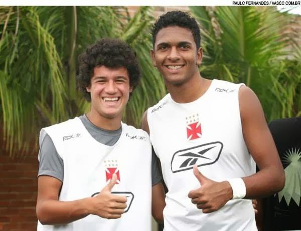 Willen e Coutinho surgiram juntos no profissional do Vasco