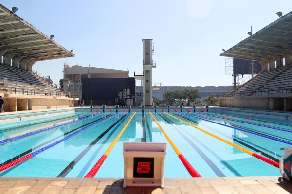 O Vasco reinaugurou, em 2017, sua piscina olímpica