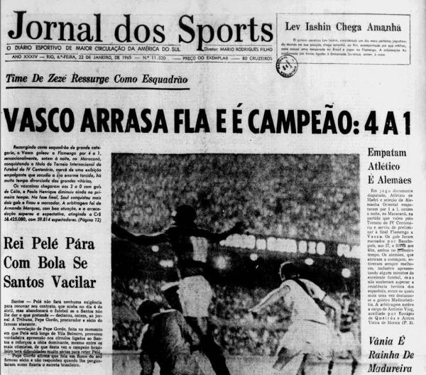 Jornal dos Sports - 22/01/1965