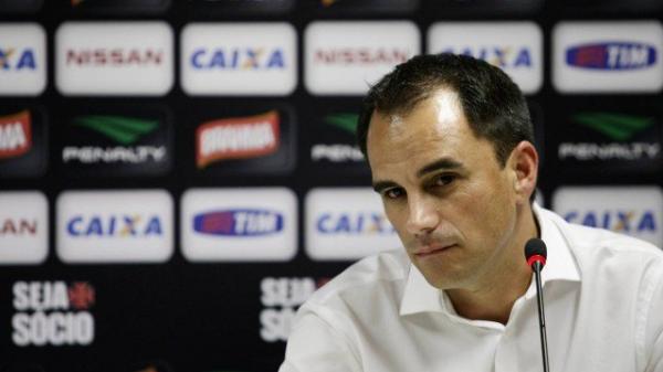 Rodrigo Caetano em 2014, quando era diretor-executivo do Vasco: hoje, dirigente está no rival Flamengo 