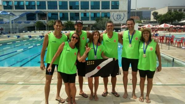 Equipe de Natação do Vasco fez bonito nas piscinas do Olaria