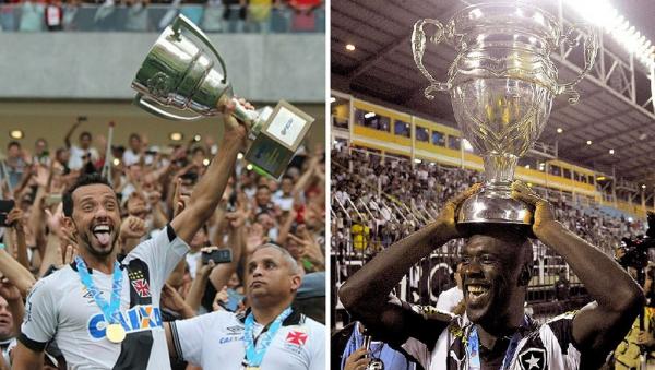 Nenê e Seedorf, personagens dos últimos títulos cariocas de Vasco e Botafogo