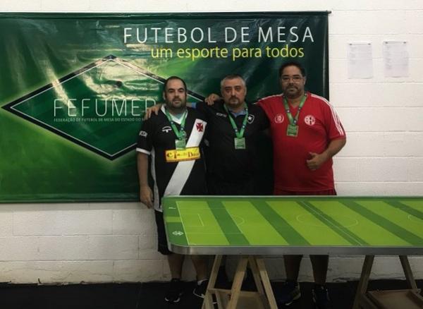 2º Dudu Costa (CRVG), 1º Rogerinho (BFR) e 3º Bira (AFC)