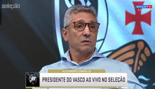 Alexandre Campello falou sobre os problemas do Vasco durante participação no 