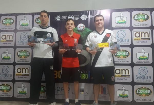 Marcio Lima (SP), Daniel Couto (RJ) e Victor Heremann (RJ) - Campeões Brasileiros 2018