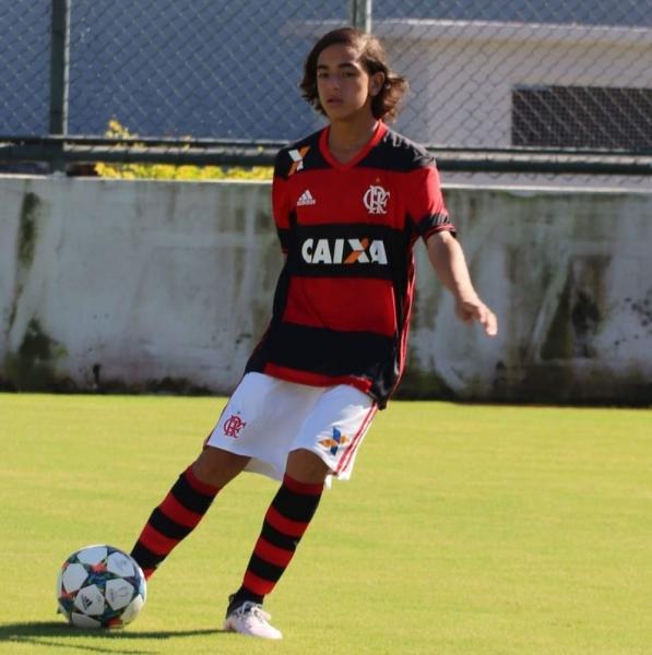 Guga Maia já com a camisa do Flamengo