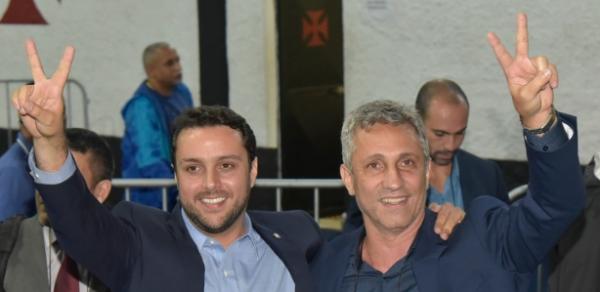 Julio Brant e Alexandre Campello quando eram aliados na eleição do Vasco