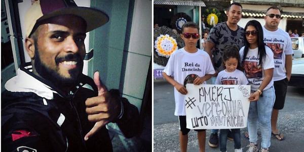 Família protesta pela morte do vascaíno Davi Rocha