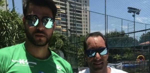 Edmundo e Marcelo Bimbi se conheceram por causa do ex-jogador Amaral