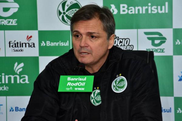 Atualmente Luís Carlos Winck é o técnico do Juventude.