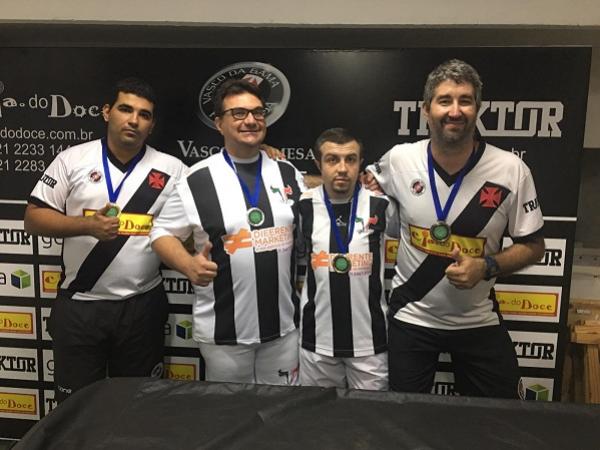 Esquerda para direita: Abel Cêpa (CRVG), Giuseppe (TORIGNO-SP), Renato Barthez (TORIGNO-SP) e Paulo Costa (CRVG)
