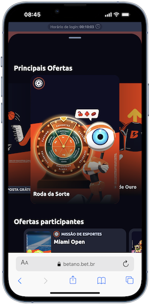 rodadas gr&aacute;tis betano