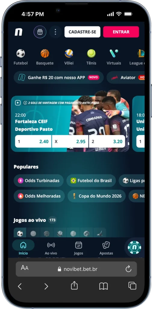 Novibet &eacute; confi&aacute;vel