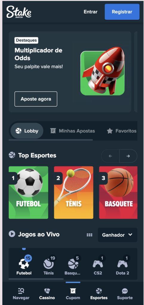 Stake bet que paga mais via pix