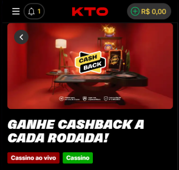 kto cashback cassino