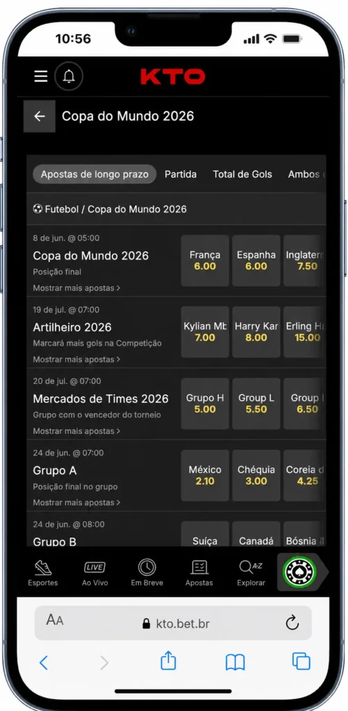 KTO Apostas copa do mundo