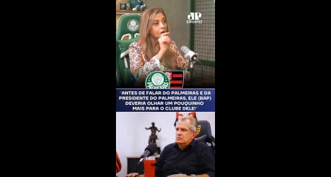 Leila Pereira rebate Bap sobre empréstimo da Crefisa ao Vasco: 'Banco vive de empréstimo'