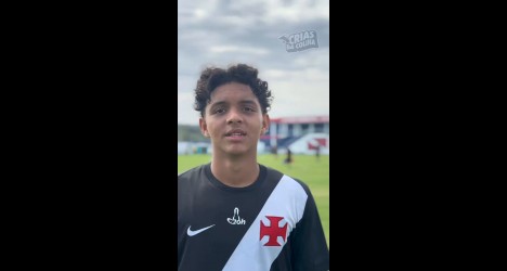 Sub-20: Yan Falcão comemora gol marcado na estreia da Taça Guanabara