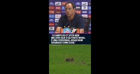Rogério Ceni diz que Vasco foi o melhor time que marcou a saída de bola do Bahia