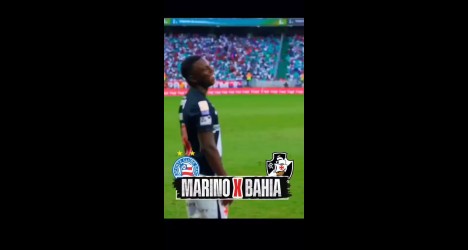Veja vídeo de lances de Marino contra o Bahia