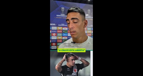 Puma Rodríguez diz que Vasco teve pouca eficiência no ataque contra o Olimpia; veja vídeo