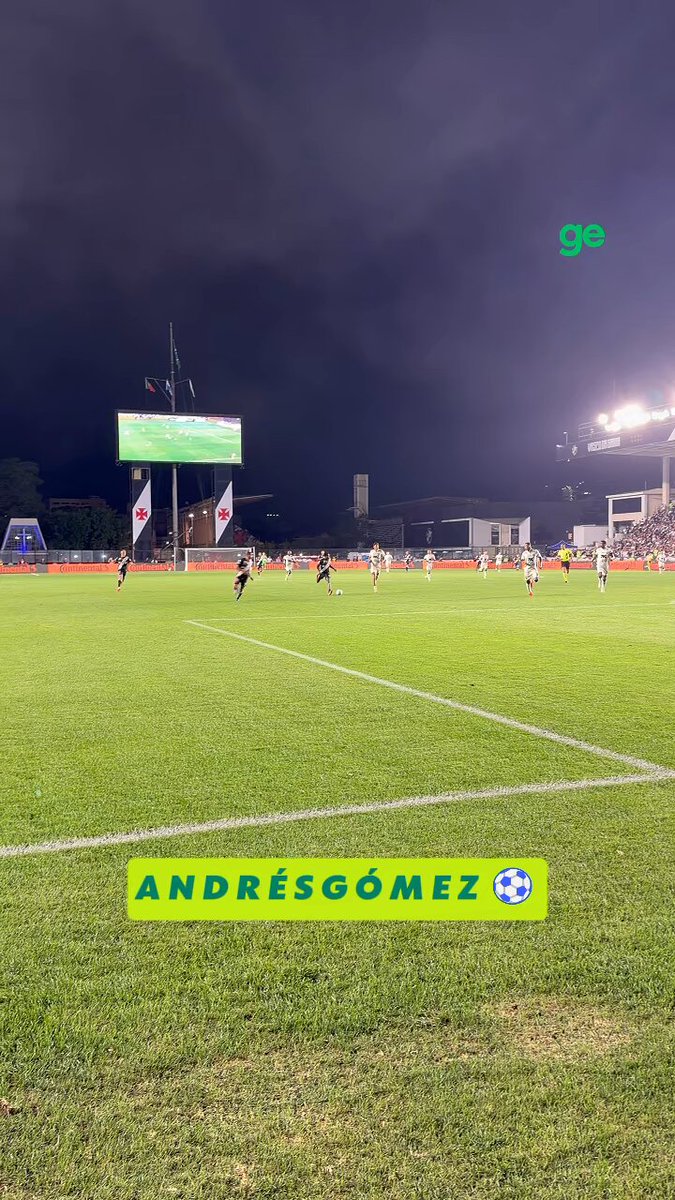 Veja o gol de Andrés Gómez contra o Vitória por outro ângulo