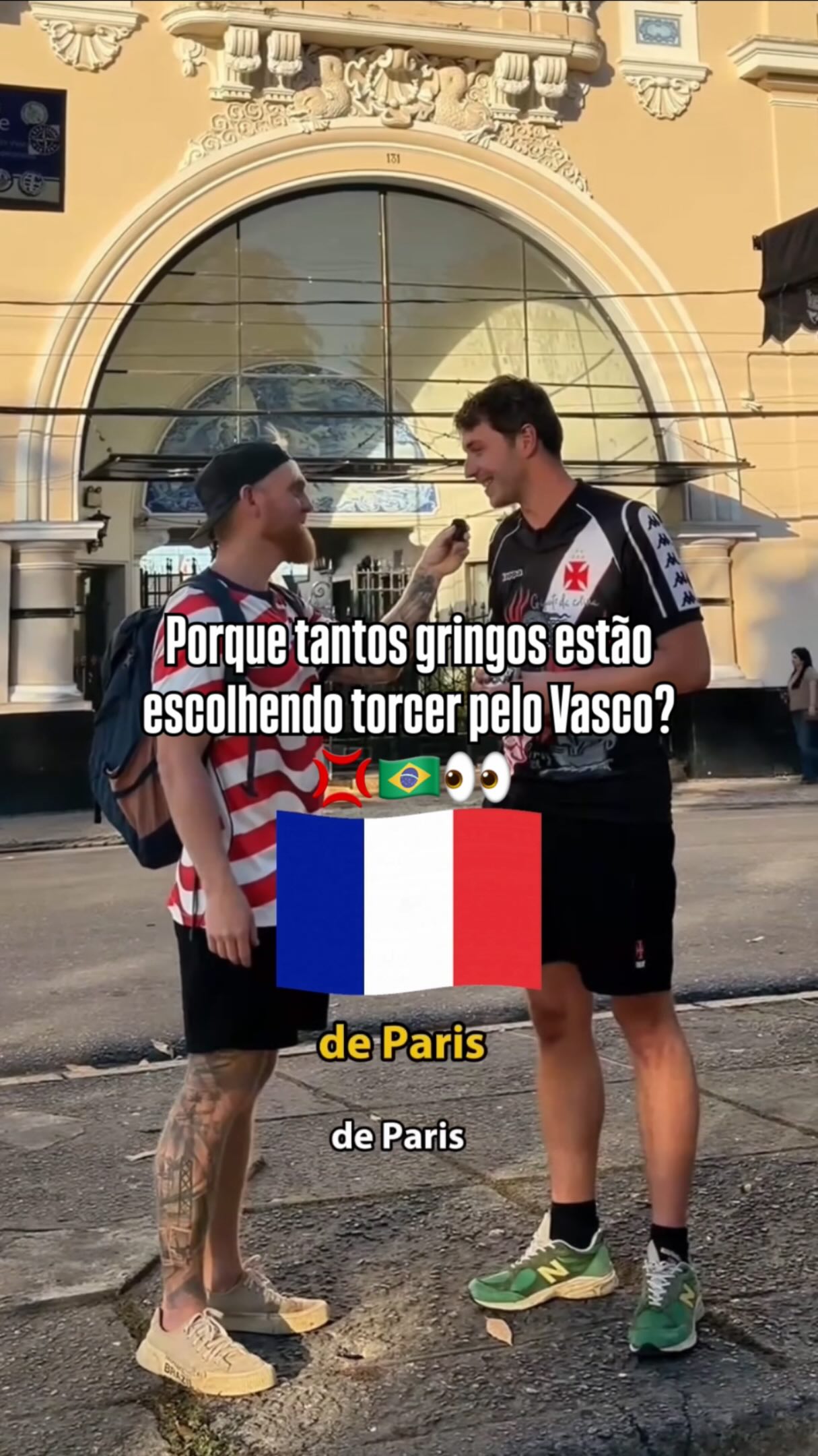 Gringos explicam por que escolheram torcer para o Vasco