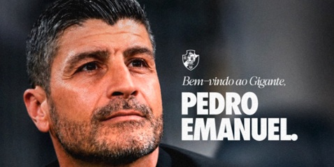 Vasco anuncia Pedro Emanuel como novo técnico