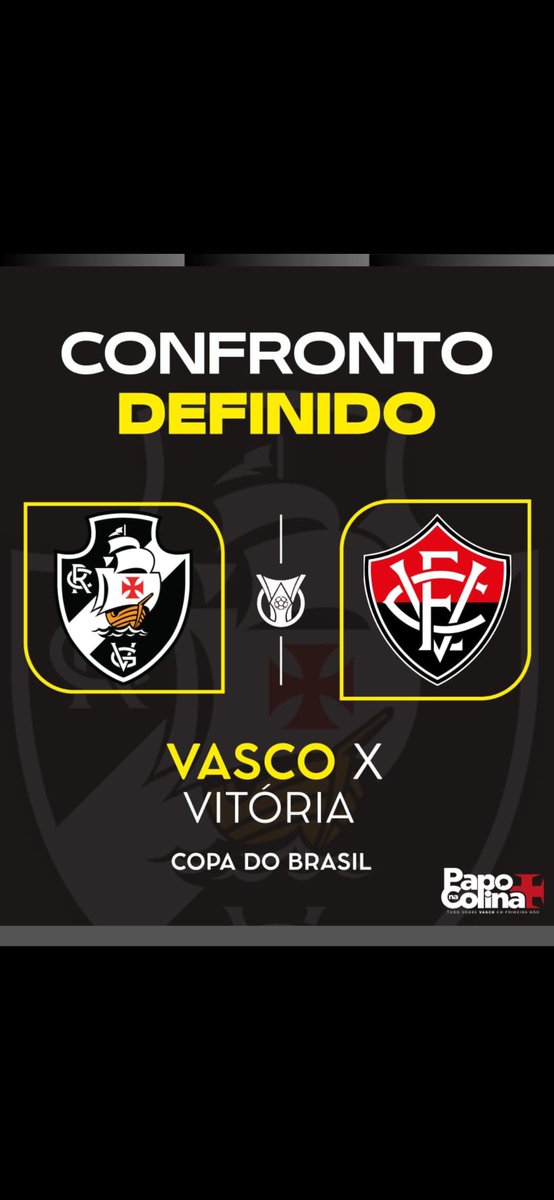 Vasco enfrenta o Vitória nas quartas de final da Copa do Brasil