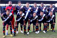 Em p: Brenner, Bruce, Linderman, Heitor, Thalles e Daniel. Agachados: Mrcio, ndio, Alex, Diniz e Macleison