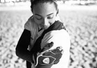 Treinos do time do Vasco na praia