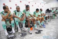 Jogadores no vesti�rio