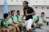 Jogadores no vesti�rio