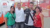 Ao lado da Fam�lia: Julia (Irm�), Valdemir (Pai), Arthur e Maralice (M�e)