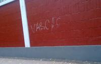 Muro da sede do Fluminense