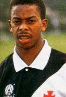 Dener com a camisa do Vasco da Gama