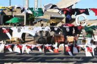 Frasqueiro antes da partida