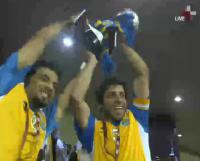 Juninho no ltimo jogo com a camisa do Al Gharrafa